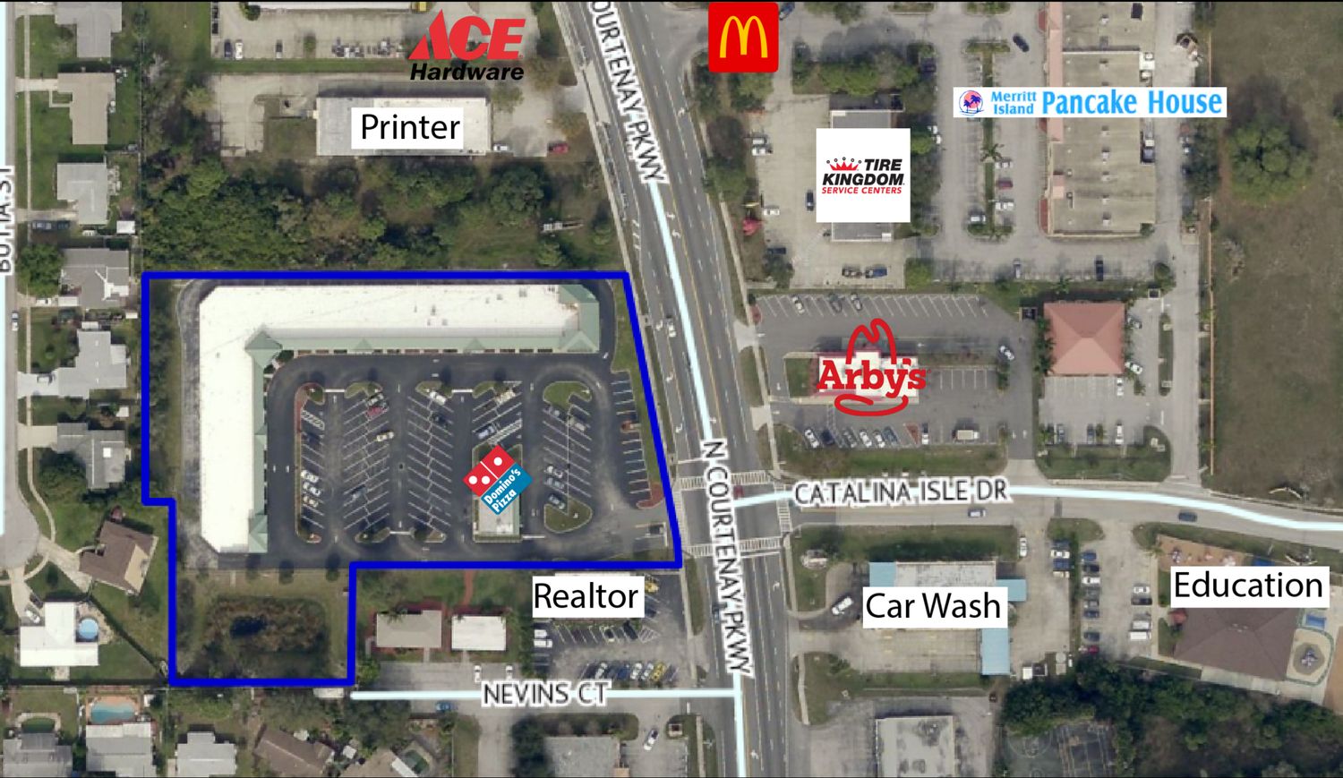 Emerald Plaza: 925 N Courtenay Pkwy, Merritt Island, FL 32953